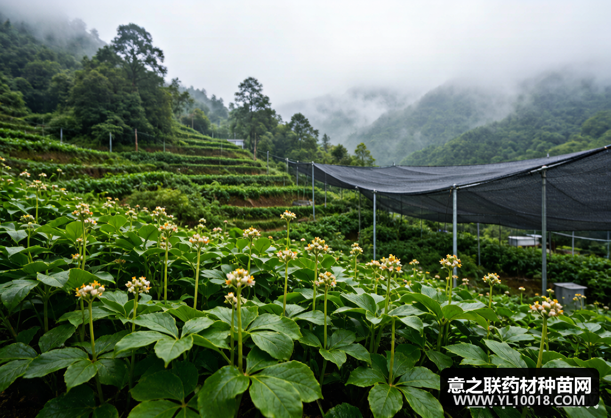 国家中药材产业技术体系调研文山 苗乡三七林药共生树标杆