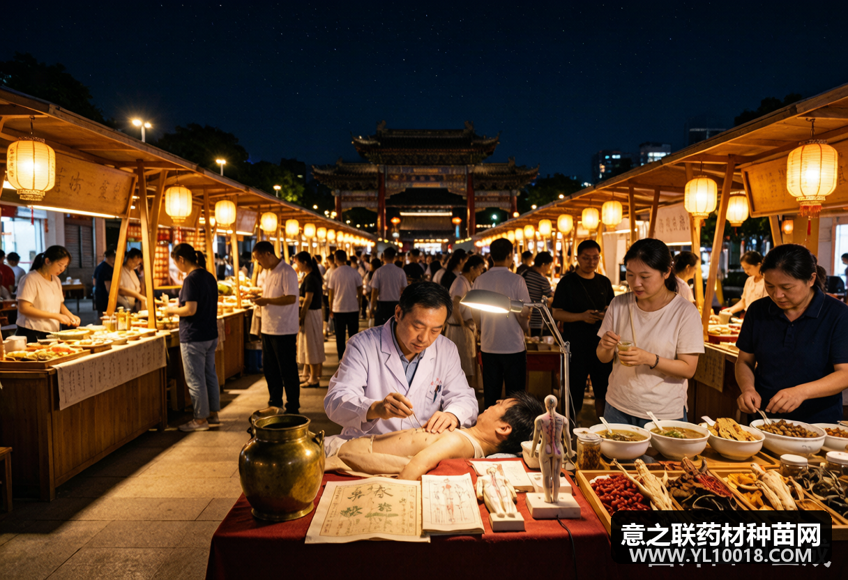 耒阳中医夜市开市 50个展位解锁潮玩法