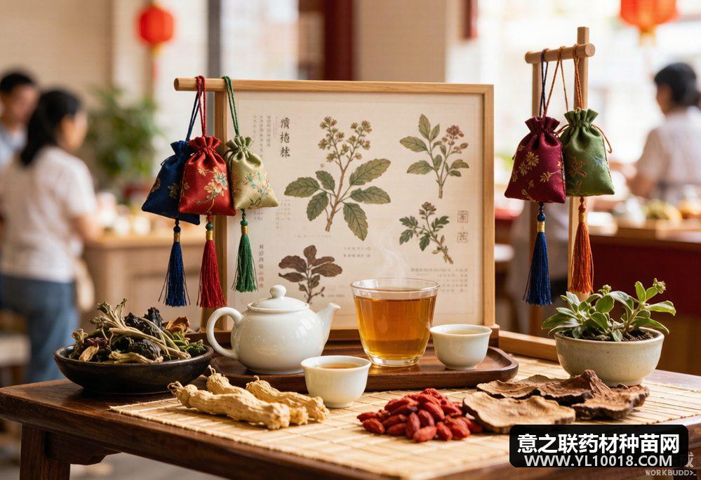 广州岭南街道办岐黄惠民集市 体质辨识香囊药圃进社区