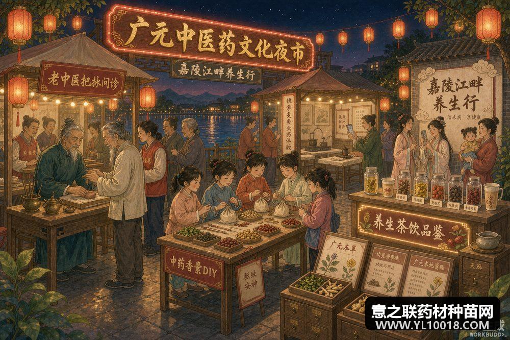 广元第38届女儿节中医药夜市点亮嘉陵江 四晚免费体验