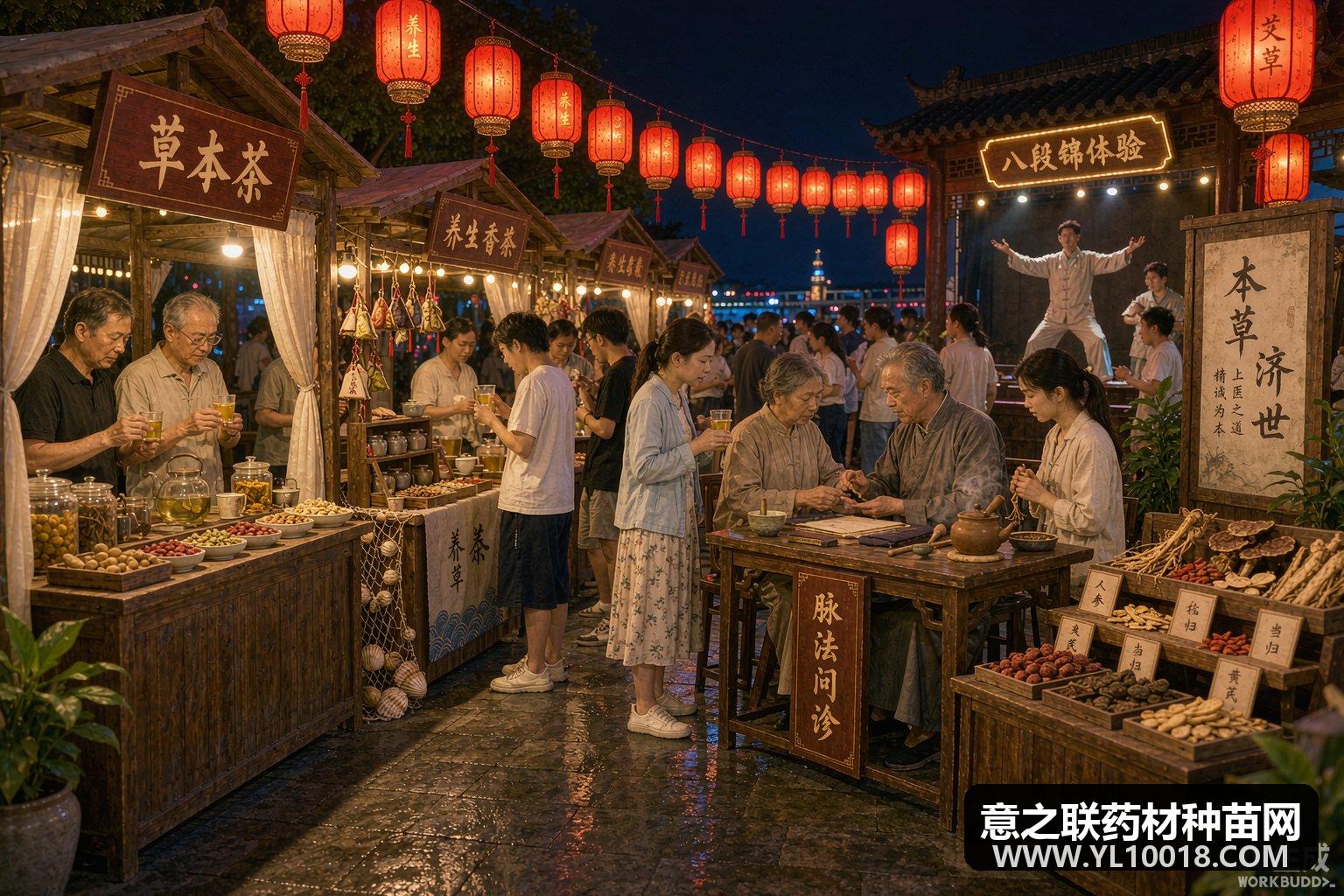 旅顺口区第二届中医药文化夜市启幕 本草工坊沉浸式体验