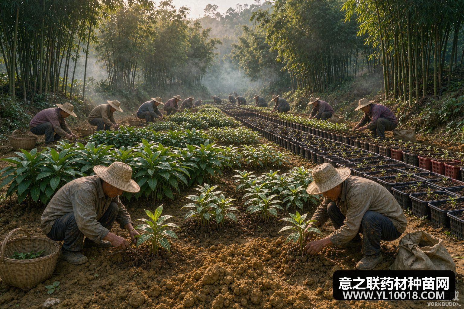 嵩县中原药谷良种繁育基地年育6000万株种苗
