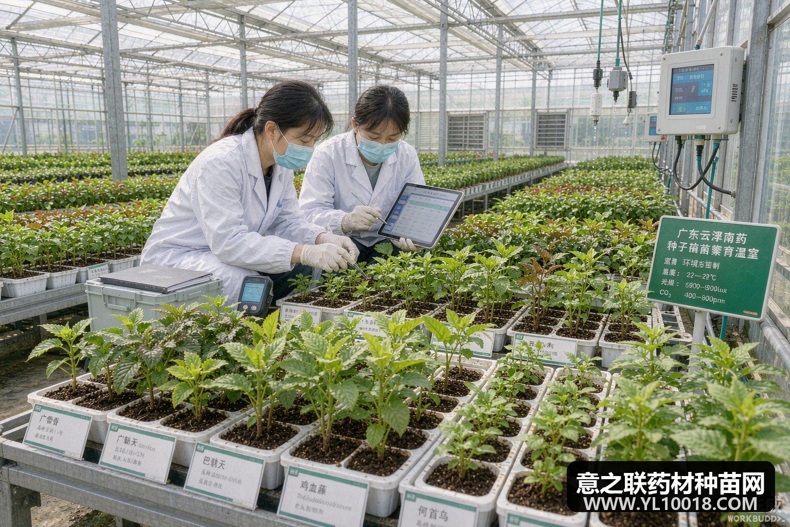 云浮南药种业起势 千亩种苗基地年产千万株