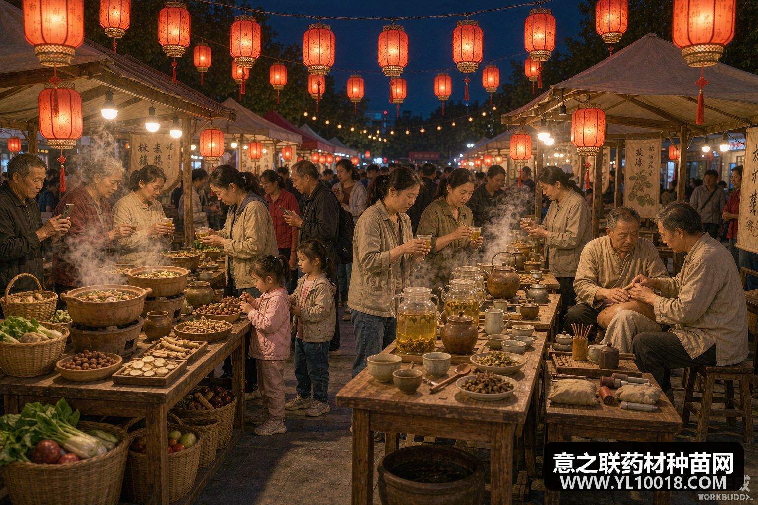 柳州壮瑶药膳大赛开赛 中医夜市引客来