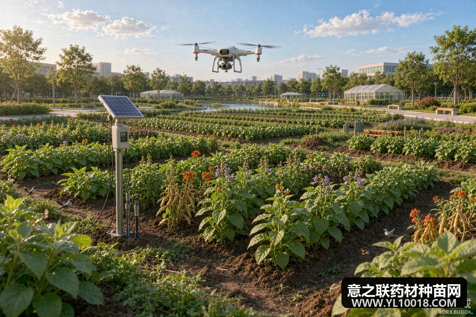 彭州建中草药有机农场 智慧农业嫁接公园城市