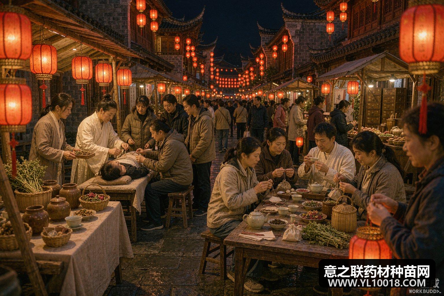 安顺古城中医药市集开集 岐黄护安康引流夜游