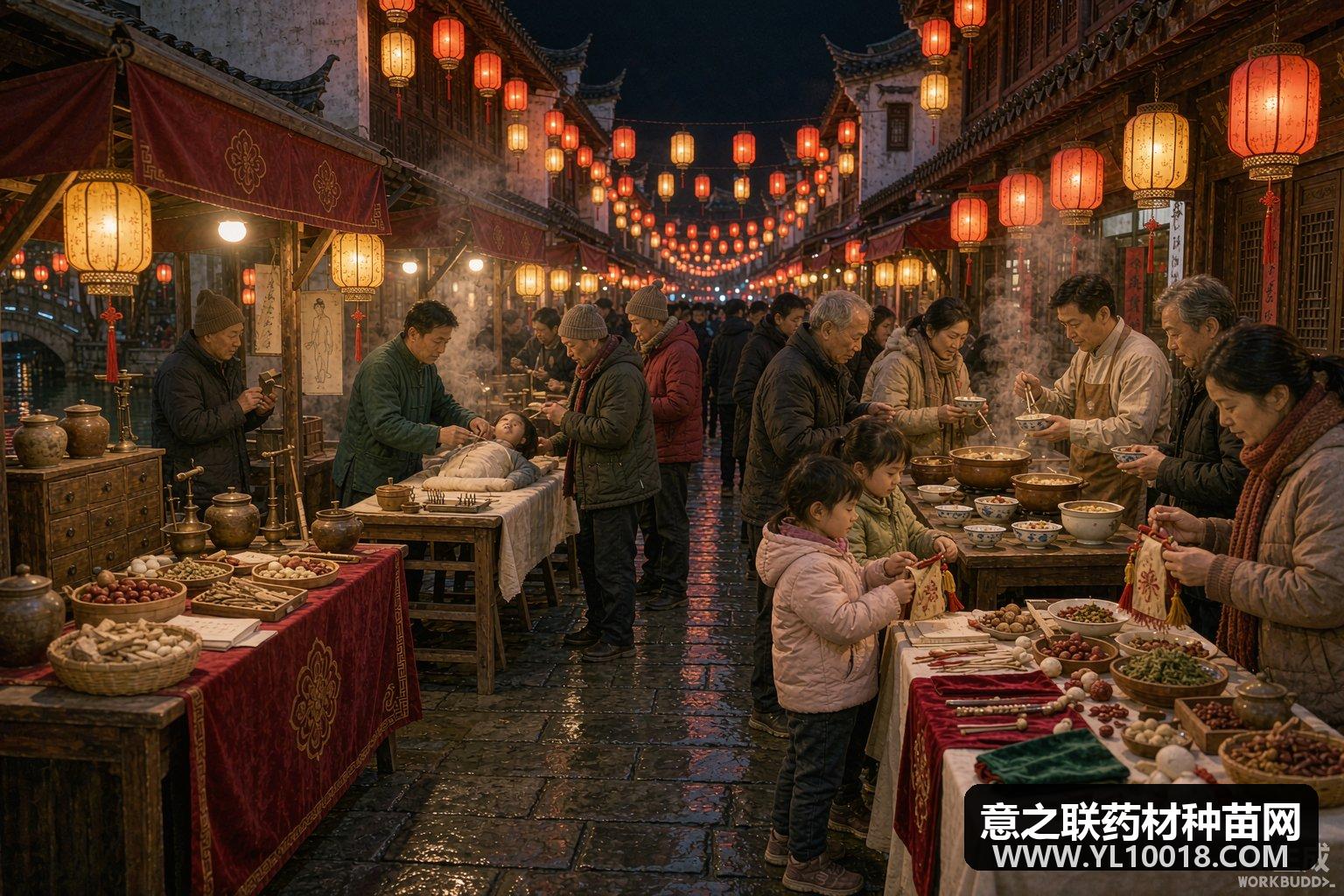 丽江第三届中医药文化夜市开市 98展位本草集
